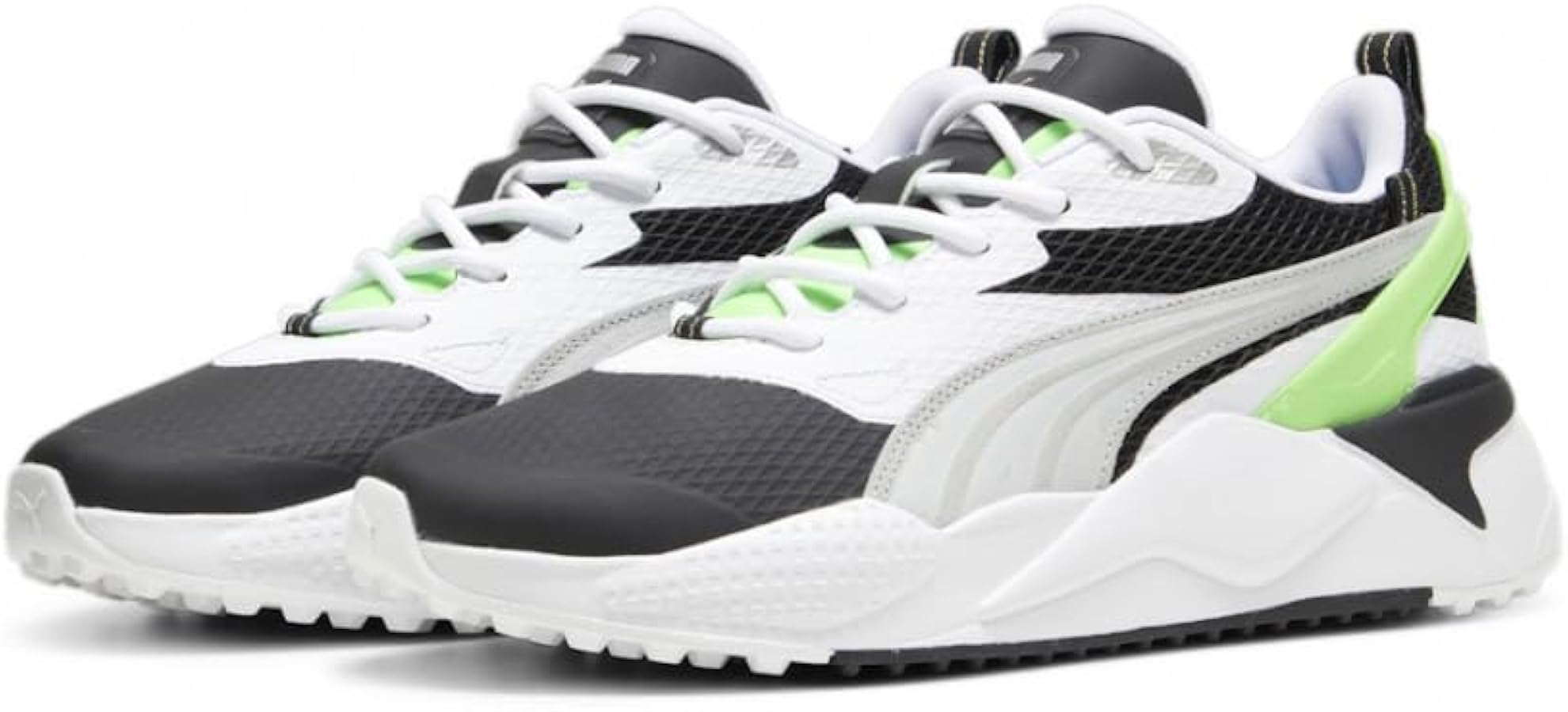 PUMA(???) Men's Sports Golf Shoe, Puma Black/Ash Grey, 25.5