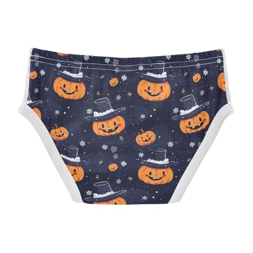 visesunny Boys Potty Training Underwear Cartoon Snow Pumpkin Hat Breathe Cotton Briefs Size 2T-8Y for Toddler2