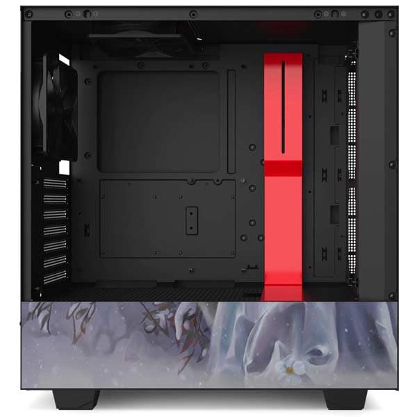 Skinit Decal Gaming Skin Compatible with NZXT H510 Compact ATX Mid-Tower Case - Nene Thomas Fairy with Horse in Snow by Nene Thomas Design