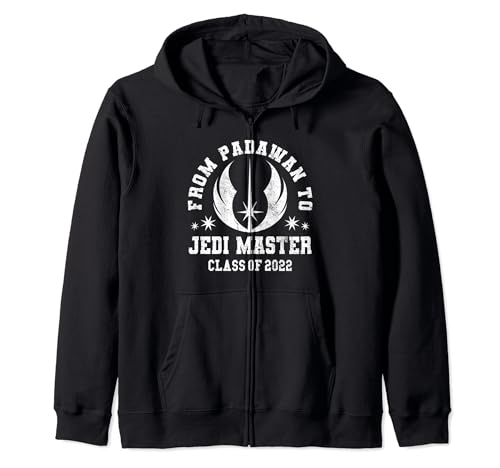 Sweat Star Wars Class Of 2022 Padawan Jedi Master veste zippée geek
