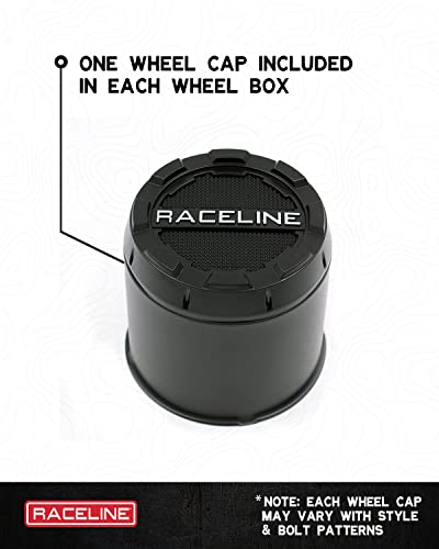 Raceline Wheels 928M Monster Wheel Black W/Machined Finish 17X9"5X5 Bolt Pattern -12Mm Offset/(4.5"B/S) 8 Spoke Aluminum Passenger Car Wheels, Full Size Replacement Black Car Rims #TOP3