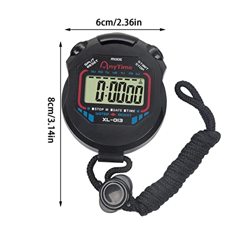 Réveil numérique pour sports - Stop Watches pour entraîneurs | Minuteur d'intervalle multifonction avec grand écran | avec fonction de temps et alarme pour l'utilisation des entraîneurs et des – Image 3