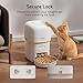Yuposl Automatic Cat Feeders - 2L Cat Food Dispenser Easy to Use, Timed Automatic Pet Feeder with Over 180-day Battery Life, 1-6 Meals Dry Food Programmable Portion Control Also for Dogs
