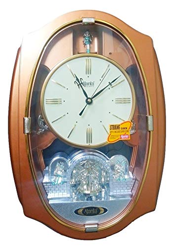 Buy Ajanta 6427 Copper Wood Musical and Pendulum Wall Clock Online at ...
