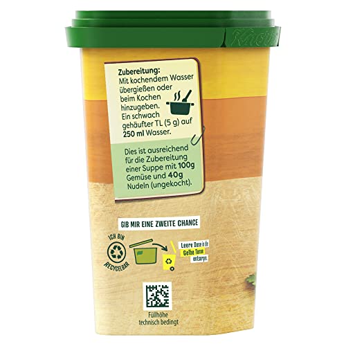 Knorr Hühner Kraftbouillon, Bouillon mit natürlichen Zutaten und kräftigem Geschmack 264 g