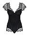 Obsessive - Lingerie da donna con orsacchiotto Nero L-XL