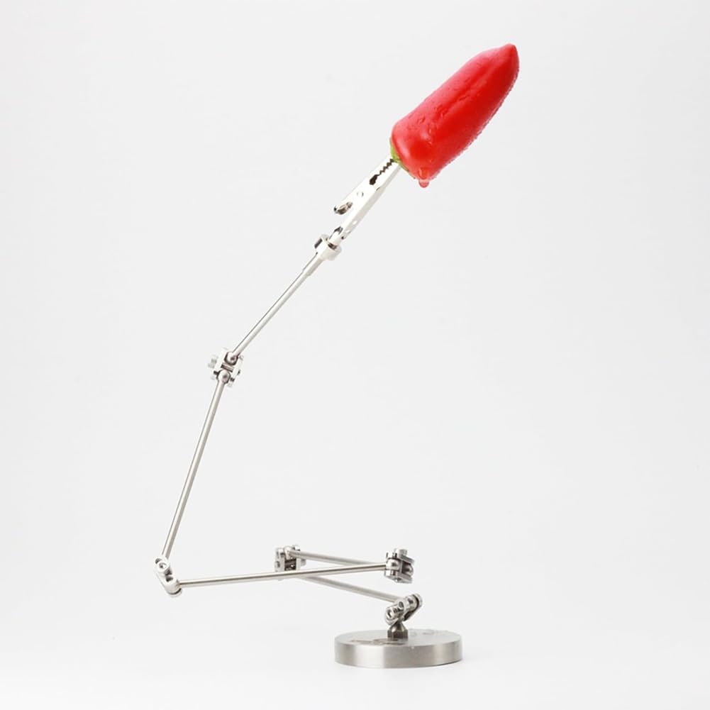 Support de Prise de vue en Stop Motion de Style Clip avec Base en Acier Inoxydable, Bras Articulé à Boule Réglable (Taille : 40 Cm)