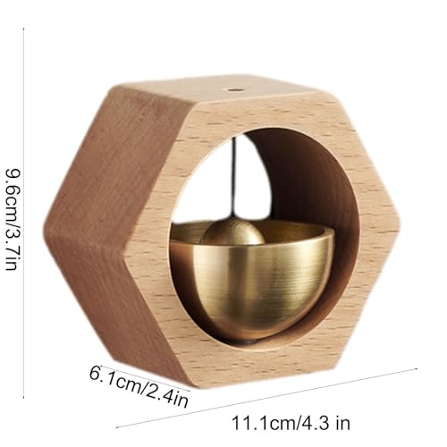 Campainha Shopkeepers – Campainha magnética de madeira para ornamentos exclusivos de escritório deco