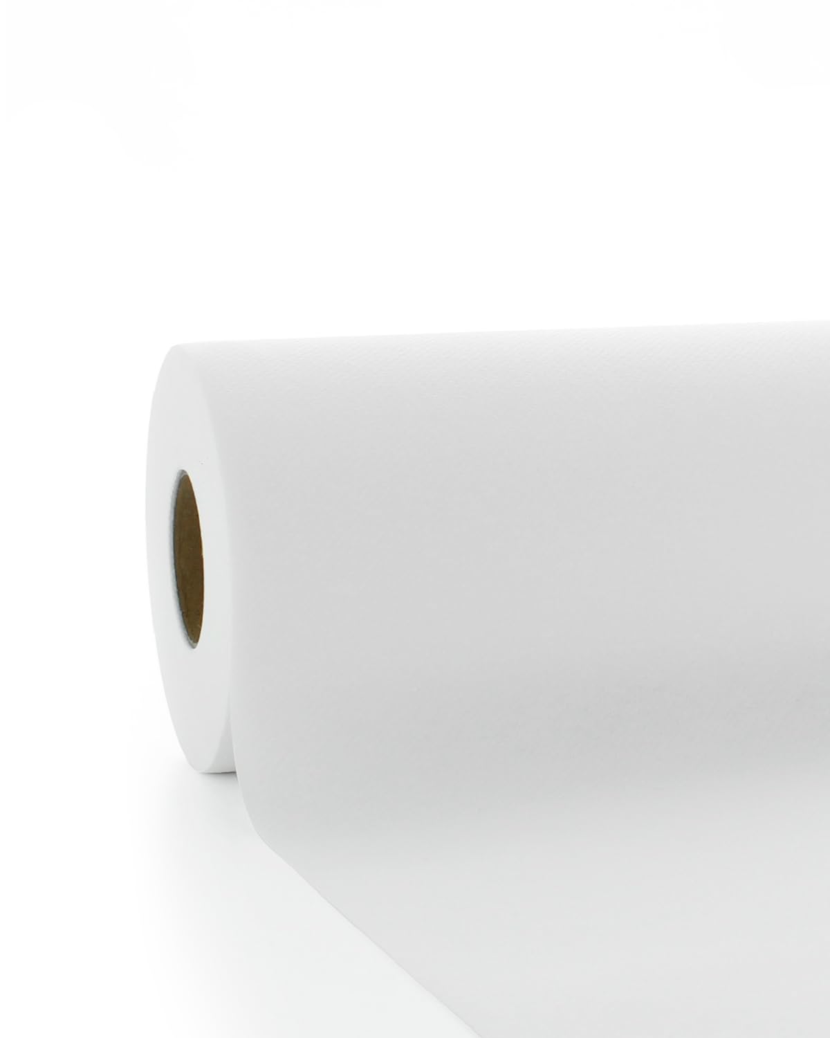 Sovie HORECA Linclass Airlaid Tischdeckenrolle Weiß - Tischdecke 118cm x 25m - Einfarbige Papiertischdecke Rolle - Ideal für Party & Hochzeit