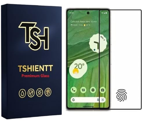 Image of Tempered Glass for Google Pixel 7 (6.1 Inch) With Installation Kit | Military-Grade Gorilla Screen Protector | Edge to Edge Coverage | Black [Pack of 1]