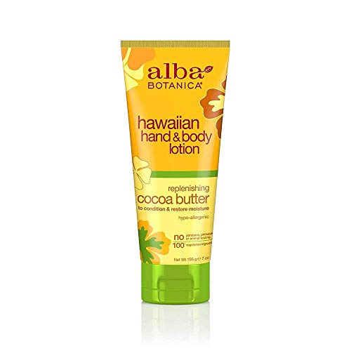 Alba Botanica Hawaiian Hand & Body Lotion, Replenishing Cocoa Butter 7 oz (Pack of 8)