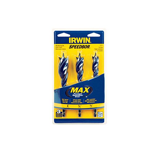 Irwin Speedbor Multi Size in. Dia. Carbon Steel Wood Boring Bit 3 pc.
