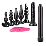  QYXJJ NoQYJ 8 stücke Stange G-Point Electric Massage Stick ṢṂ Gạṃẹṣ Ṣlạṿẹ Ḅụṇḍlẹ Ṛẹṣṭṛạịṇṭ Bondâge Ḥạṇḍcuffṣ Ḷẹg Ṣṭṛạps Ṭịẹ Ṣẹṭ for Cọụplẹs Ṛẹstrạints Sẹx Tọys (Color : Black)