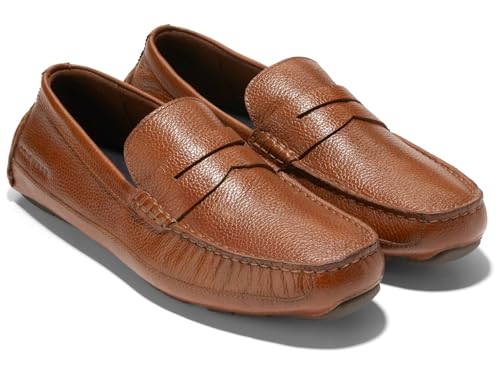 Cole Haan Cole Haan Men's Wyatt Penny Driver, British Tan/Nicotine, 10-M US
