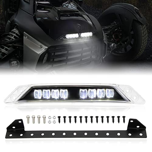SAUTVS LED Auxiliary Light Kit for Can-Am Ryker, Front LED Signature White Daytime Running Light DRL for Can Am Ryker 600 900 Sport & Rally Edition All Models Accessories
