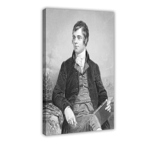 Toile Robert Burns avec cadre suspendu pour créer un coin lecture inspirant à la maison