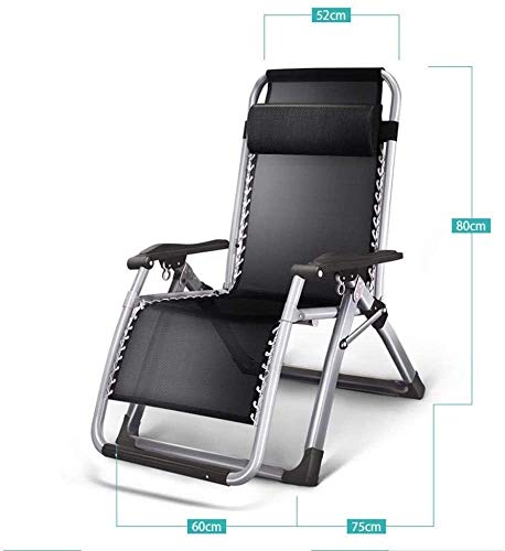 Chaise longue pliante réglable avec structure robuste en acier - 3