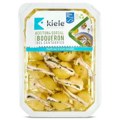 Msc Kiele Aceituna Gordal Rellena de Boquerón del Cantábrico, 150g