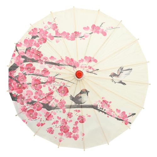 Veemoon Sombrilla De Papel Vintage Japonesa Diseño Impreso Accesorio Para Fotografía y Cosplay Para Decoración De Fiestas y Bodas Gran