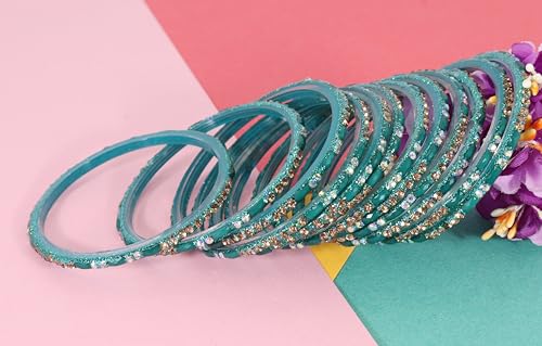 Indian Fashionable Bangles Set Stylish Glass Bangles LV_KS5--2.6