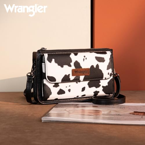Image of Wrangler Crossbody Wallet for Women RFID Clutch Phone Purse with Credit Card Slots | RFID