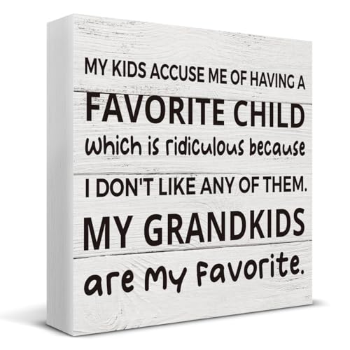 Grandparents Gifts, Gifts for Grandparents, Papaw Gift, My Kids Accuse Me of Having a Favorite Child...