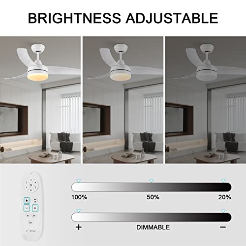 KZT 132cm Deckenventilator Mit RGB Beleuchtung - Smart Fan Mit Alexa Steuerung