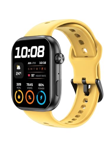 Dl3 Mobilak Silicone Bracelet for HONOR Choice Watch 2i Strap, Soft Silicone Sport Replacement Strap for Women/Men, Adjustable Waterproof Sports Band for HONOR Choice Watch 2i