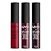 NYX Cosmetics Soft Matte Lip Cream Set of 3 (Monte Carlo, Copenhagen, and Transylvania)