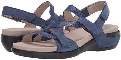 Aravon womens Power Comfort S Strap Sandal Blue Multi 5 Wide | Image 6
