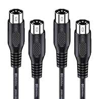 5 PIN DIN TO 5 PIN DIN CABLE connects to a MIDI keyboard controller, MIDI foot controller such as the Behringer FCB1010, MIDI analog synthesizer or MIDI sequencer such as the Korg Volca Sample, MIDI audio interface box such as the Focusrite Scarlett ...