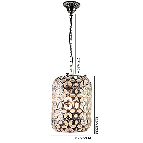 Cage en fer forge pour eclairage tamise et authentique - 4