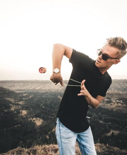 YoYo Factory Shutter Jo jo – Unresponsives Profi Yoyo aus Vollmetall – Leerlauf JoJo mit Kugellager – Von Weltmeister Gentry Stein genutzt – Spielzeug für Kinder & Erwachsene - Galaxy