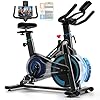 Exercise Bike App Compatible, Wenoker Spin Bike Indoor Cycling Exercise Equipment for Home Gym Use, 350lbs Weight Capacity Fitness Bike