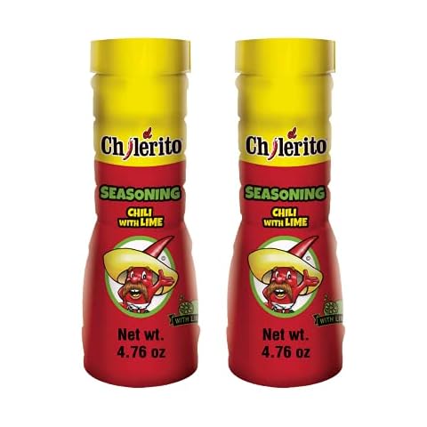 2 Pack EL CHILERITO Seasoning Powder Chili With Lime 135g/ 4.76 Fl Oz- Mexican Foods – Ideal For Snacks, Fruits, Drinks And Cocktails - To Share With Friends And Family - Kosher - Natural Ingredients – Chili Cover