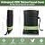 Outdoor Faucet Covers for Winter Freeze Protection, 6 Pack 9" H x 5.9" W Outside Hose Bib Covers for Winter, Thickened Reflective Pipe Wrap Insulation Socks with 420D Waterproof Oxford Fabric