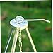 Tuimiyisou Campfire Tripod Camping Tripod Campfire Cooking Dutch Oven Tripod Folding Grill Stand Tripod Aluminium Alloy Stove Tripod for Dutch Ovens, Coffee Pots, Tea Pots, Silver
