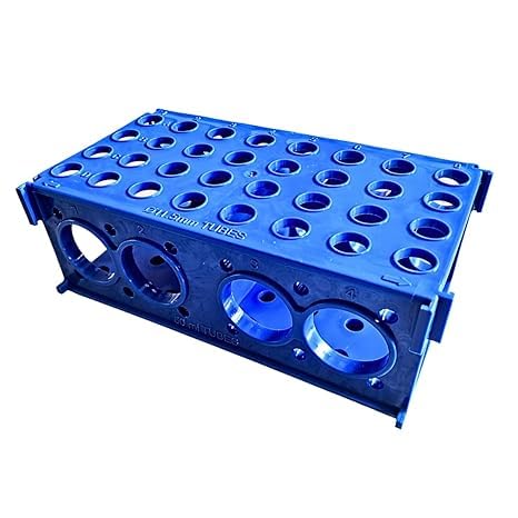 Universal Combi Link Rack | Universal Combi Rack Interconnecting rack | Polypropylene Test Tube Rack Multi-Size 4-Way 80 wells Pack of 6 (B0CMM76RYY) Amazon Price History, Amazon Price Tracker