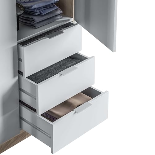 Variante de Habitdesign armarios dormitorio 3 puertas 3 cajones 121x180x52