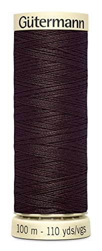 Hilo Gutermann Sew-All 110 yd Marrón Sellado miniatura 1