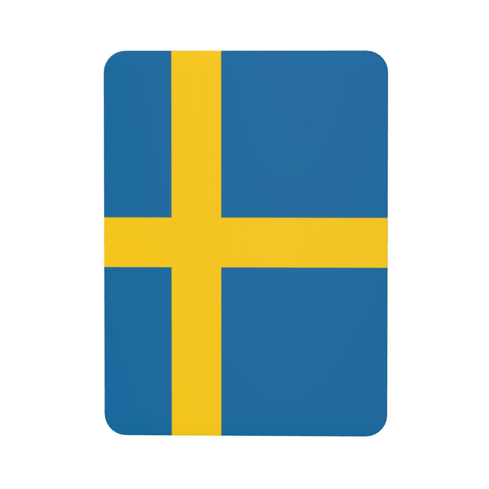 Swedish Flag Soft Magnetic Refrigerator Magnets with Creative Printing, Decorative Magnetic Stickers