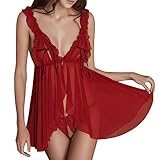 Lenceria Extreme Sexy Dessous New Sexs Black Color Women Sexy Garter Lingerie Sex Bra And Panty Womens Sleep (Red, XL)