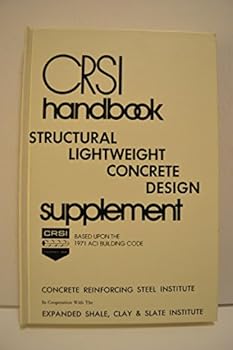 Hardcover CRSI Handbook Structural Lightweight Concrete Design Supplement Book