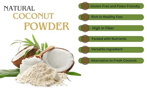 Image of Fresh Dessicated Coconut Powder, Nariyal ka borada, Nariyal ka powder (COCONUT POWDER, 300GM)