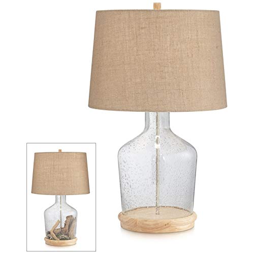 Pacific Coast Lighting Taylor Table Lamp  Casual Clear Glass Fillable Table Lamp
