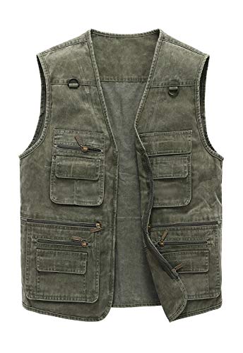 Amazon.com: Hbufnha Men's Outdoor Work Vest Casual Utility