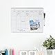 U Brands Magnetic Dry Erase Board, 36x28 cm, Moderner Weißer Rahmen, Inklusive Marker und Magnet