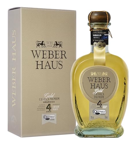 Cachaça Weber Haus Premium Gold Organica 750 Ml