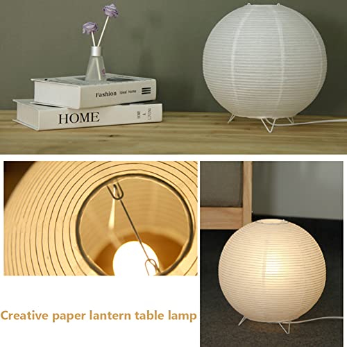 Fatti a mano creativi carta di riso lanterna lampada da tavolo Wabi Sabi decoraz