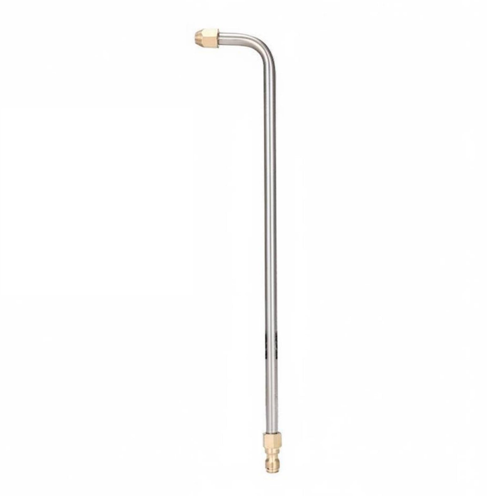Stainless Steel High Pressure Rod Rust Resistant Bent Pressure Washer Lance Angled Spray Rod Extension Versatile for DIYers, 90 Deg Bend Long-picture-25